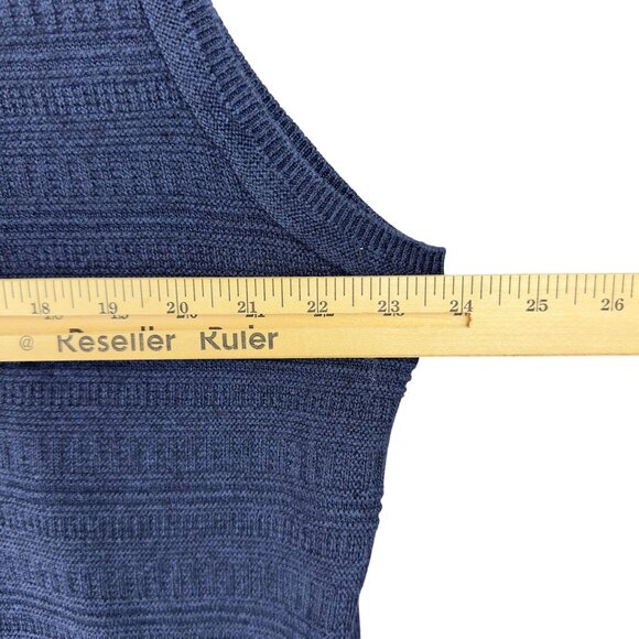 Vtg Cutter & Buck Sweater Vest Men XXL Navy V-Neck Sleeveless Cotton USA Made - Picture 8 of 9